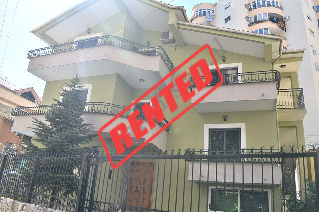 Three-story villa for rent in Bilal Golemi Street, near the Olympic Park, in Tirana, Albania.
It ha